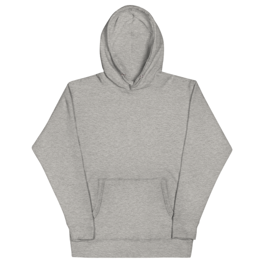 Seceda unisex hoodie in Carbon Grey – front view