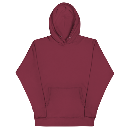 Seceda Retro unisex hoodie in Maroon – front view