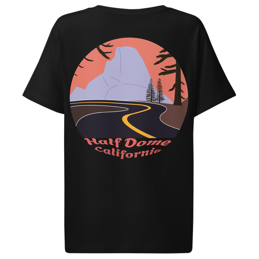 Half Dome women's t-shirt in Black – back print design