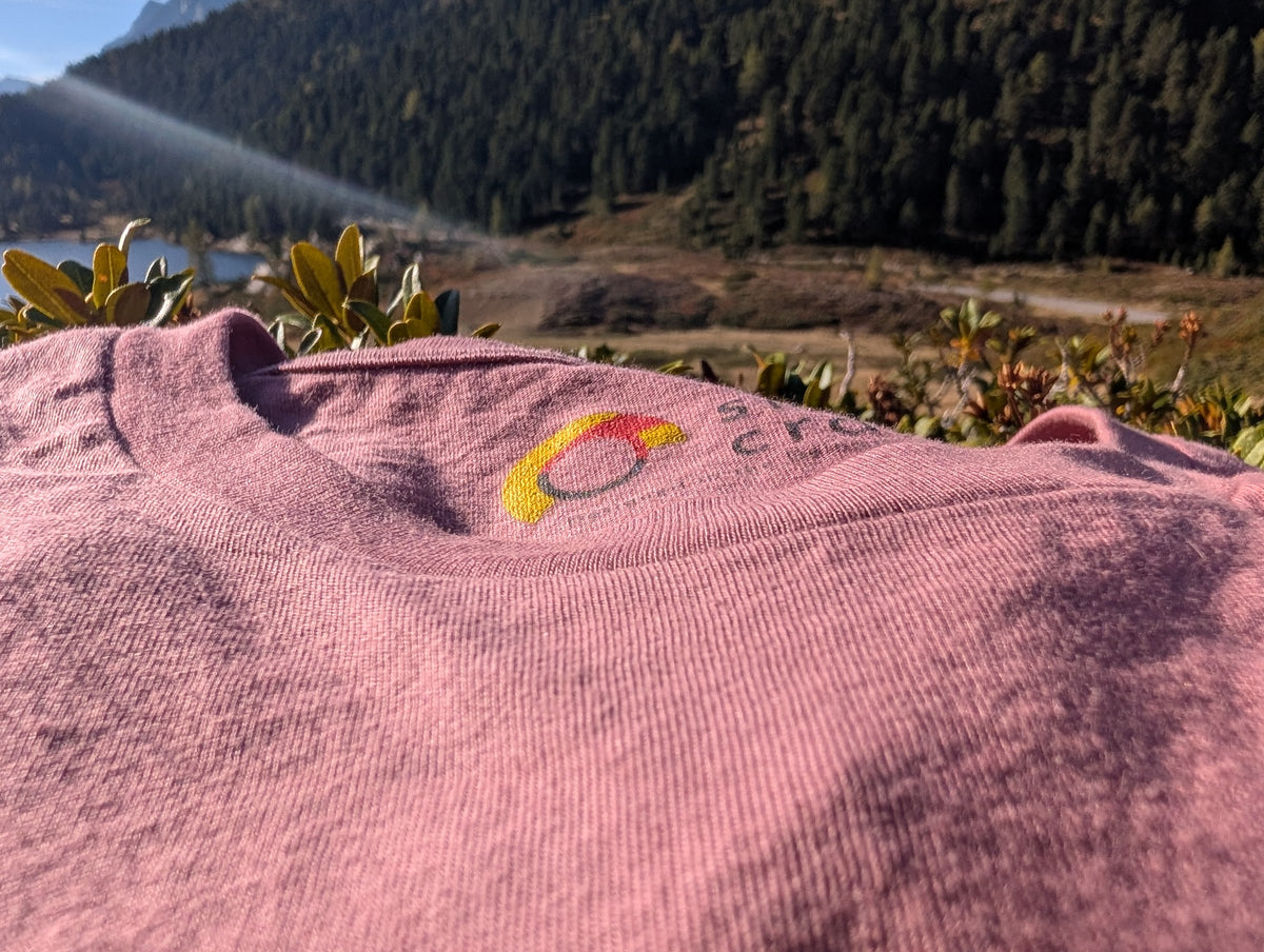 Silly Craic branded inside label on the Cadini di Misurina t-shirt