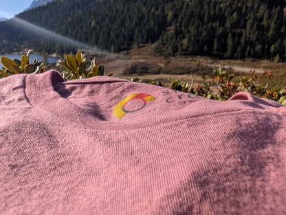 Silly Craic branded inside label on the Cadini di Misurina t-shirt
