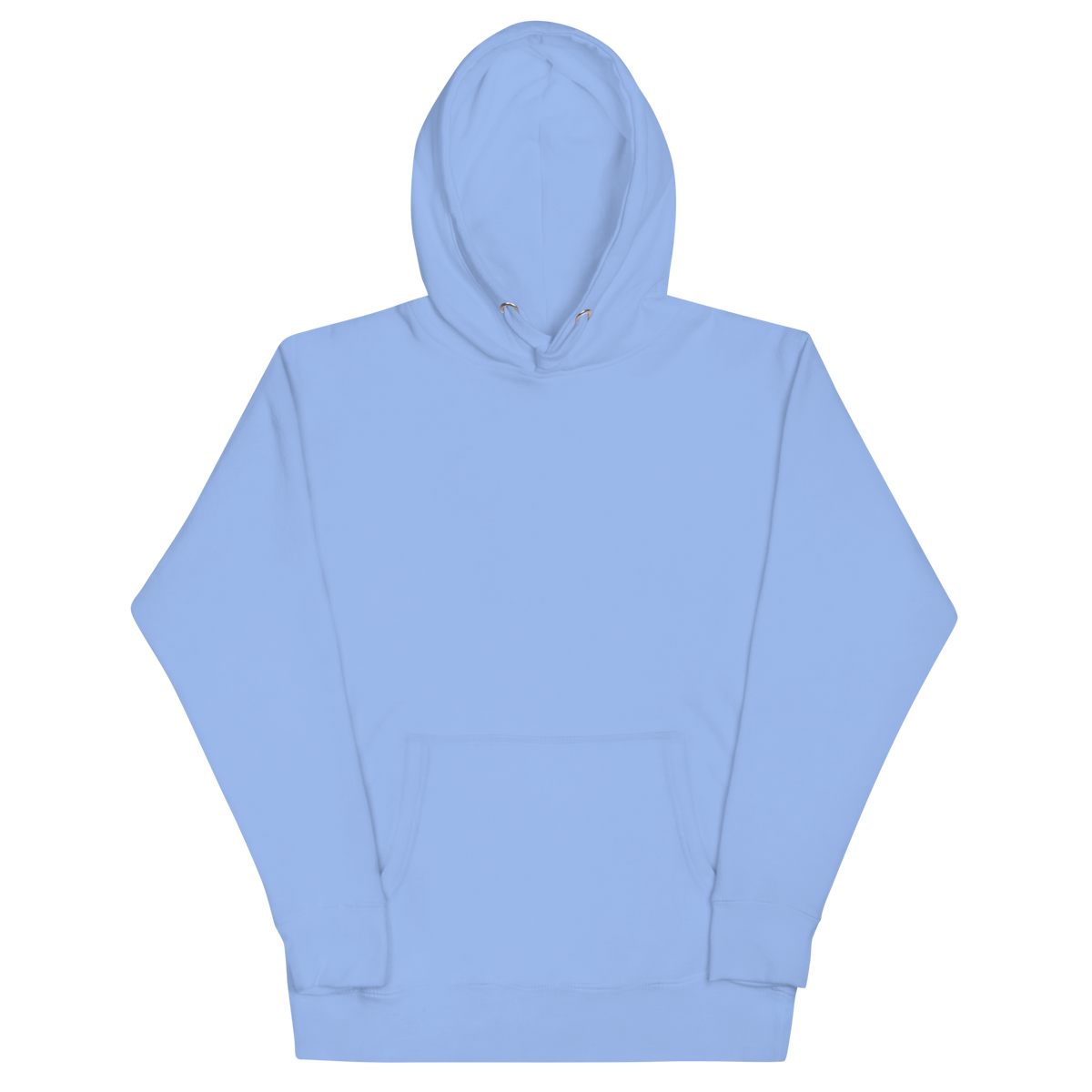 Passo Giau unisex hoodie in Carolina Blue – front view