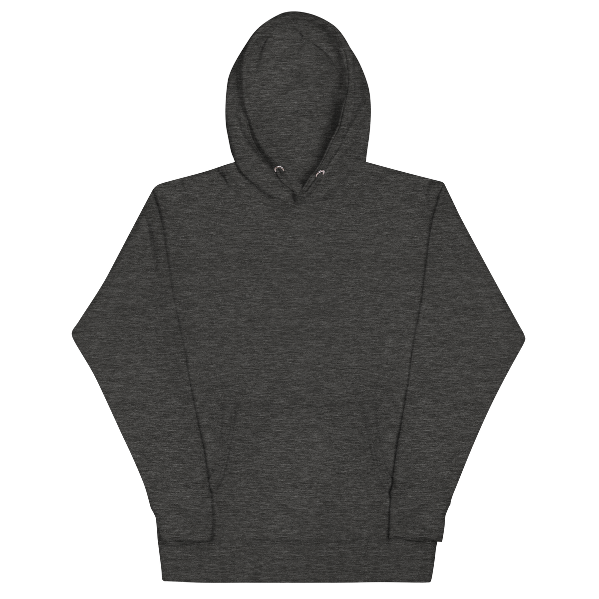 Half Dome unisex hoodie in Charcoal Heather – front view