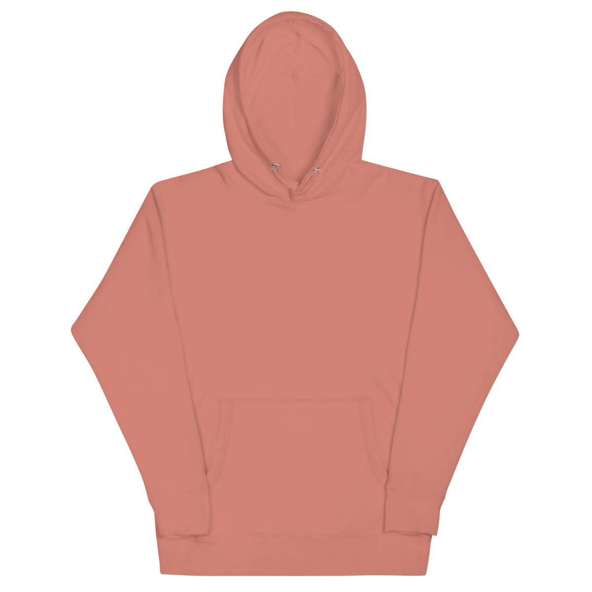 Half Dome unisex hoodie in Dusty Rose – front view