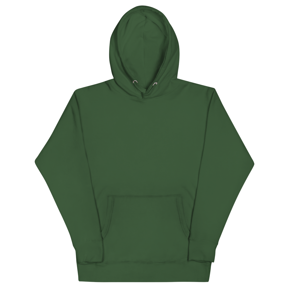 Geisler Peaks unisex hoodie in Forest Green – front view