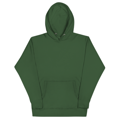 Seceda unisex hoodie in Forest Green – front view