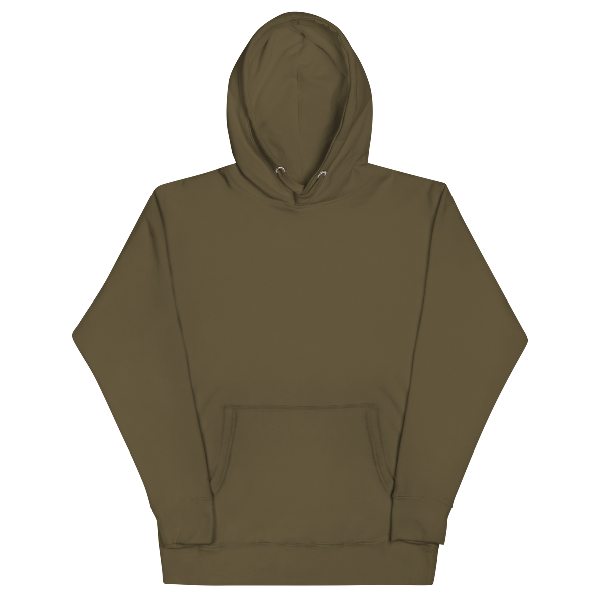 Cadini di Misurina unisex hoodie in Military Green – front view