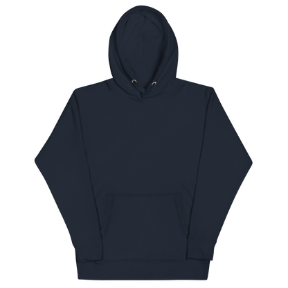 Tre Cime di Lavaredo unisex hoodie in Navy Blazer – front view