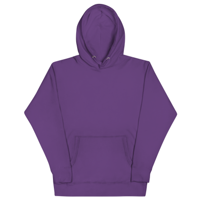 Cadini di Misurina unisex hoodie in Purple – front view