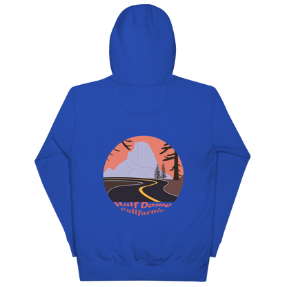 Half Dome unisex hoodie in Team Royal – large back print