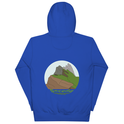 Seceda unisex hoodie in Team Royal – large back print