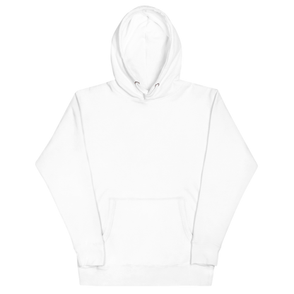 Half Dome unisex hoodie in White – front view