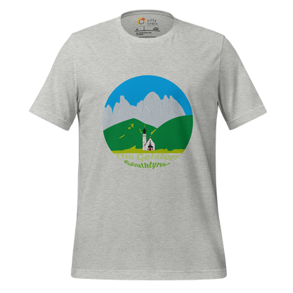 The Geislers men's t-shirt in Athletic Heather – front print design