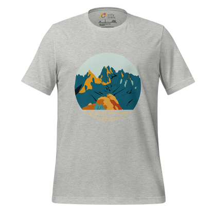 Cadini di Misurina men's t-shirt in Athletic Heather – front print design