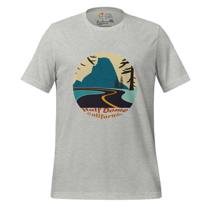 Half Dome men's t-shirt in Athletic Heather – front print design