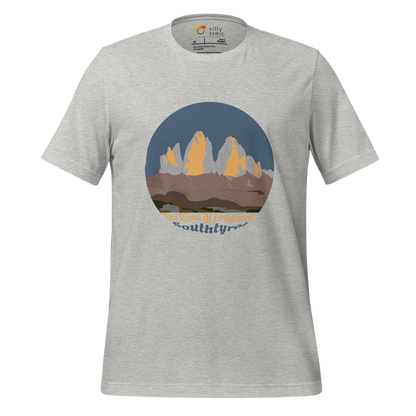 Tre Cime di Lavaredo men's t-shirt in Athletic Heather – front print design