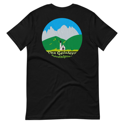 The Geislers men's t-shirt in Black – back print design