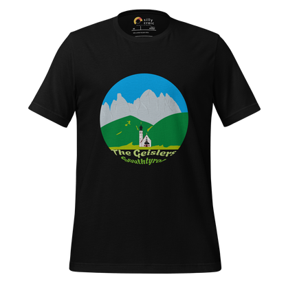 The Geislers men's t-shirt in Black – front print design