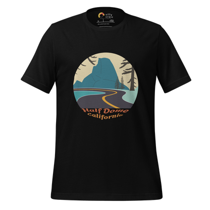 Half Dome men's t-shirt in Black – front print design