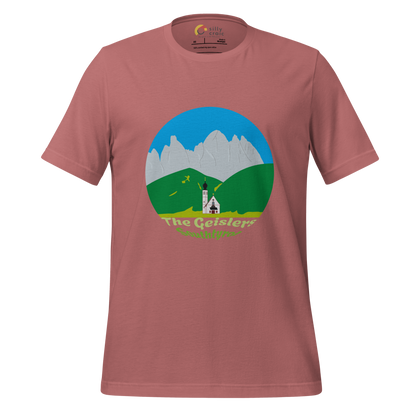 The Geislers men's t-shirt in Mauve – front print design