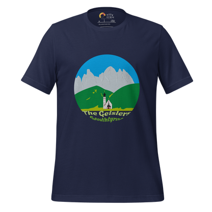 The Geislers men's t-shirt in Navy – front print design
