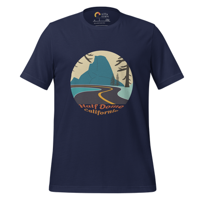 Half Dome men's t-shirt in Navy – front print design
