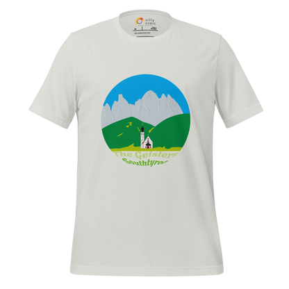 The Geislers men's t-shirt in Silver – front print design