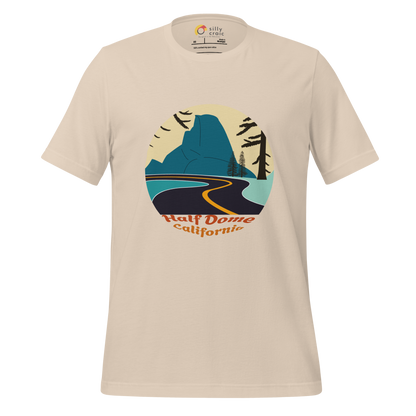 Half Dome men's t-shirt in Soft Cream – front print design