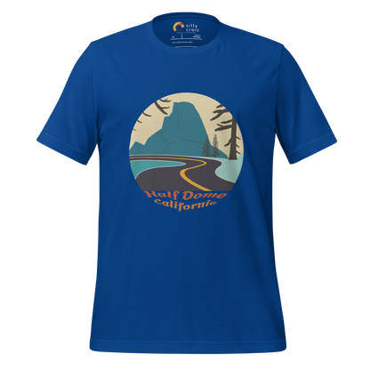 Half Dome men's t-shirt in True Royal – front print design