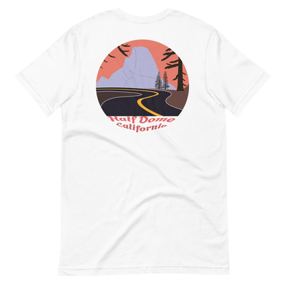 Half Dome men's t-shirt in White – back print design