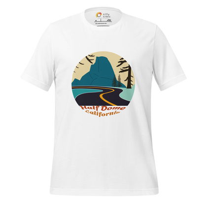 Half Dome men's t-shirt in White – front print design