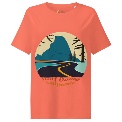 Half Dome women's t-shirt in Fiesta – front print design