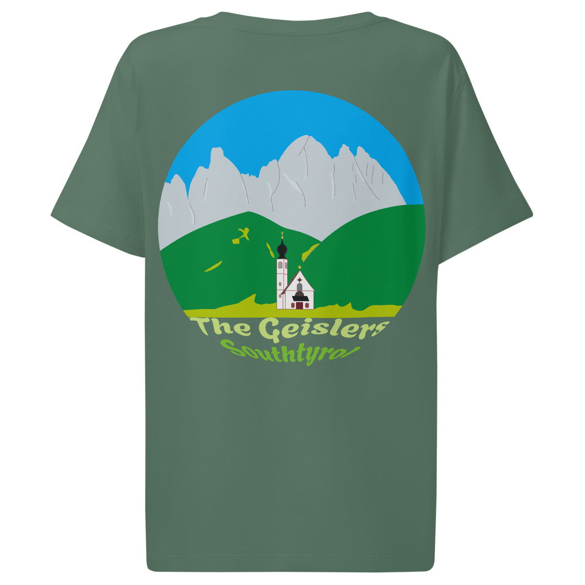 The Geislers women's t-shirt in Green Bay – back print design